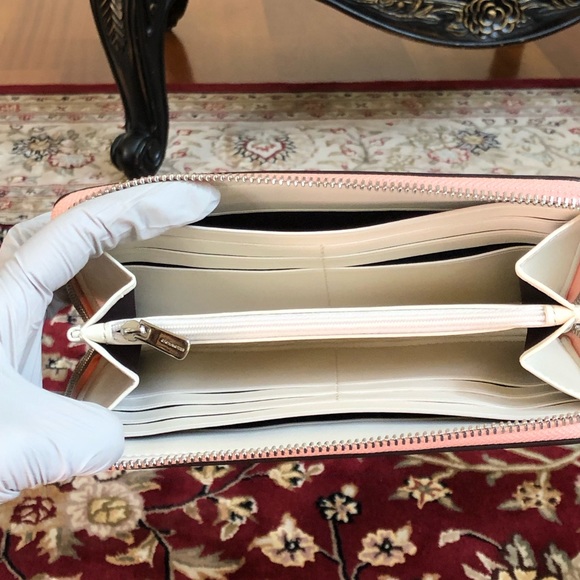 2pcs Coach floral reversible tote handbag&wallet - Picture 2 of 8